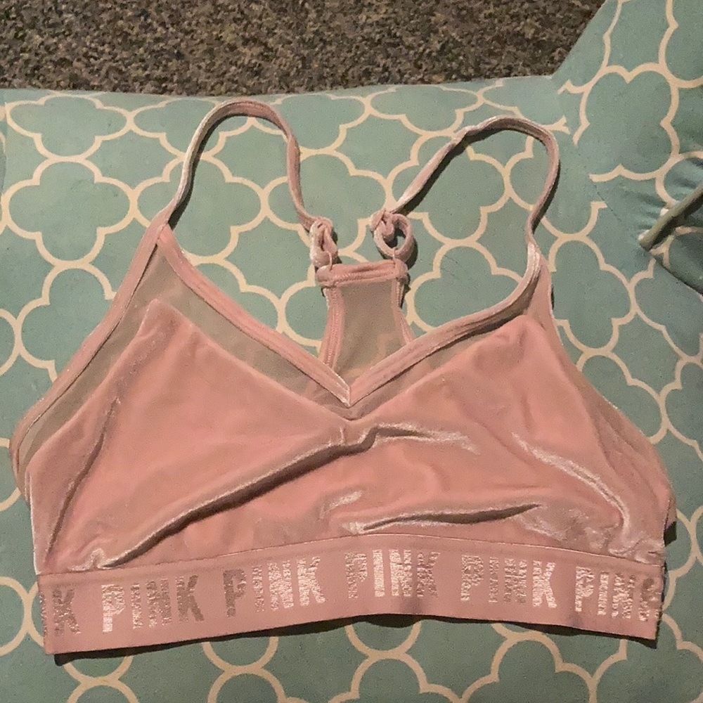 Pink bra